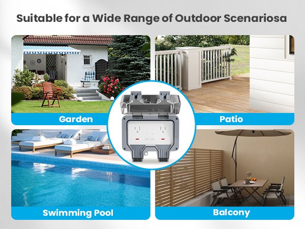 suitable for a wide range of outdoor