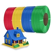 Inslogic Pre-Dried 4kg PLA Pro Filament Refill Bundle, High-Speed Tough PLA Pro 3D Printer Filame...