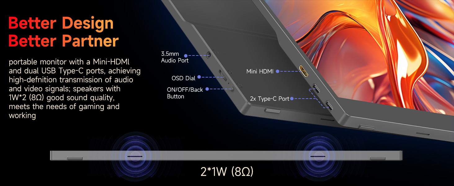 portable monitor,portable monitor for laptop,portable gaming monitor,15.6inch portable monitor