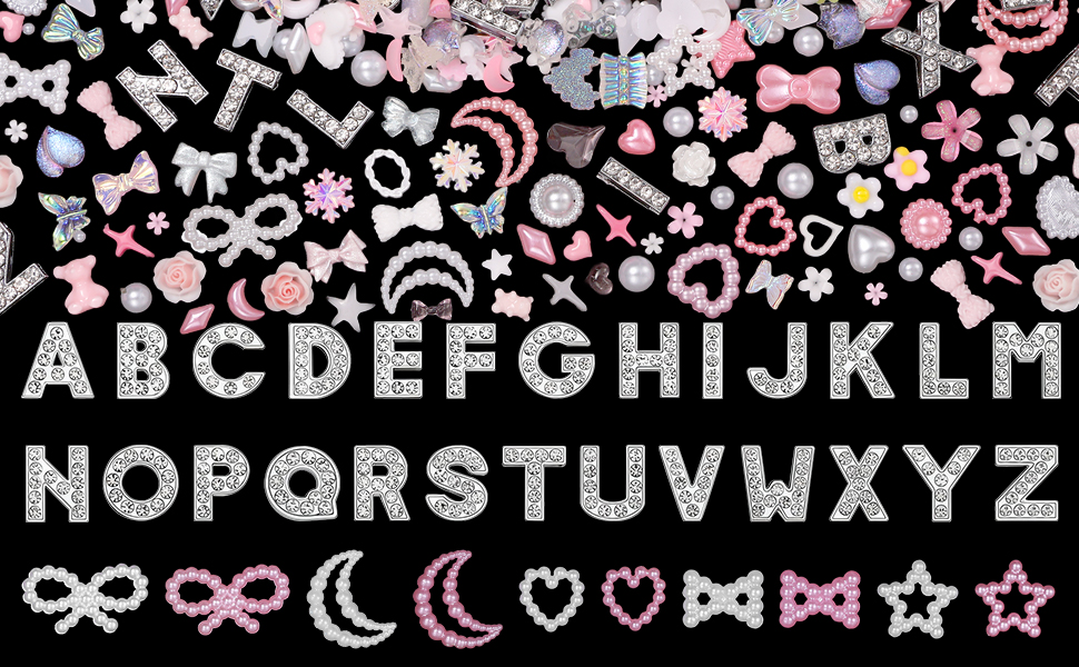 Letter Junk Case Charms