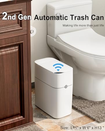 2 Gen Smart Bathroom Trash Can