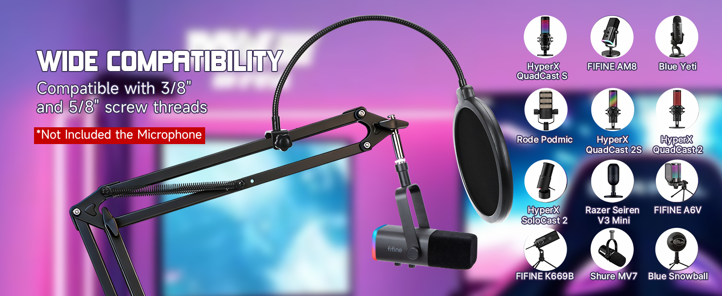 fifine microphone stand
