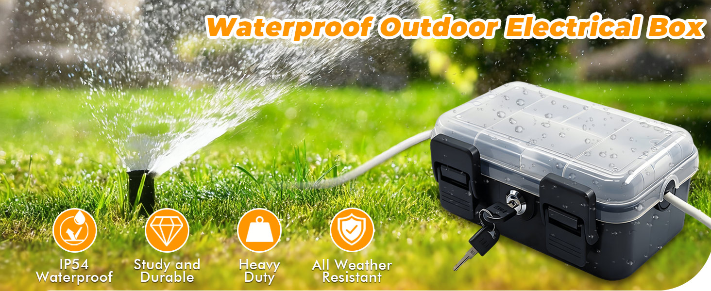 waterproof outdoor electrical box