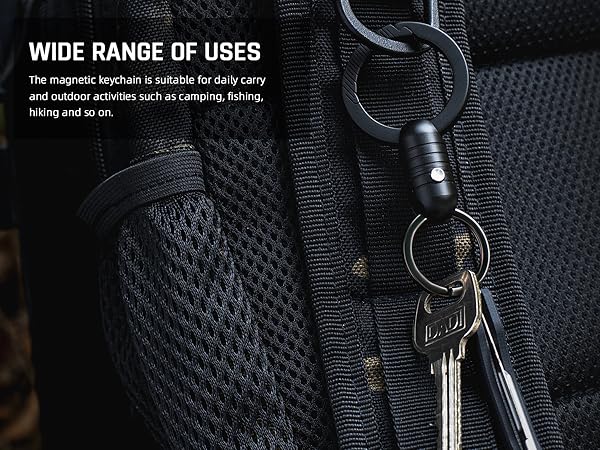 magnetic key holder quick release keychain keyring swivel key ring edc car keychain men keychains