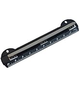 WorkLion 3 Ring Hole Punch for Binder, Portable Puncher, Office Assistant, Black