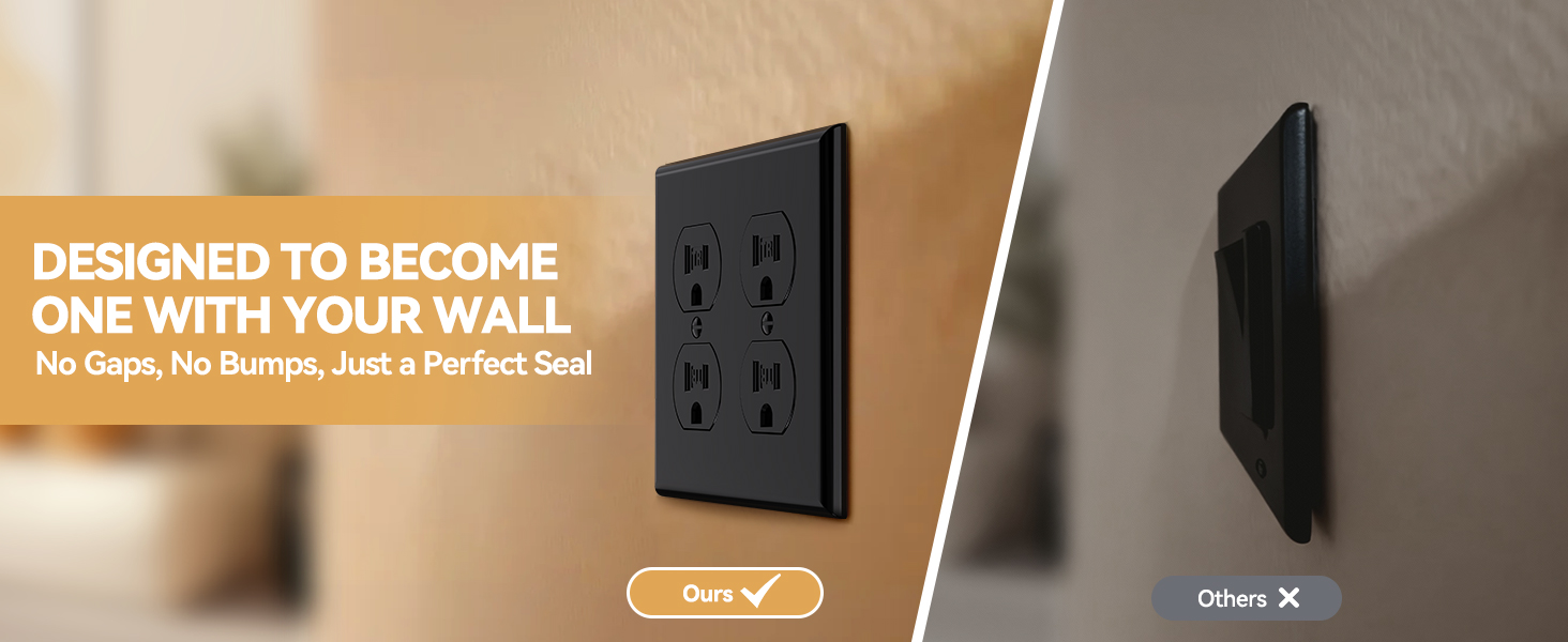 2 Gang Standard Duplex Wall Plate
