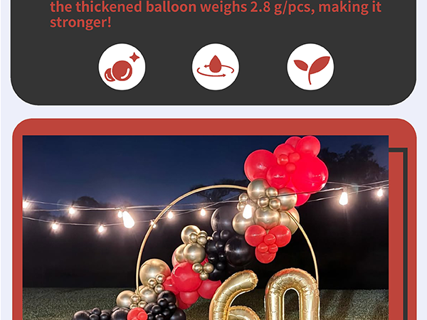 gold balloons