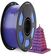 UJOYBIO Silk Dual Color Pla Filament, Silk PLA 3D Printer Filament 1.75mm, Shiny Silk Texture, Di...