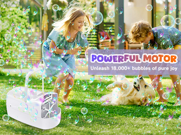 bubble machine for toddlers 1-3 for kids for parties for wedding bubble maker bubble blower
