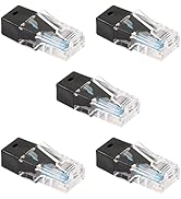 SinLoon RJ45 Network Test Adapter, 8P8C Network Plug 120 Ohms 0.25 Watts,RJ45 Connectors, for Dev...