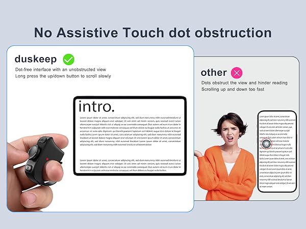 scroll ring for iphone tiktok ring