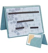 Cowenhey Knitting Pattern Holder with Pocket, Knitting Chart Holder with 4 Replacement Magnets, H...