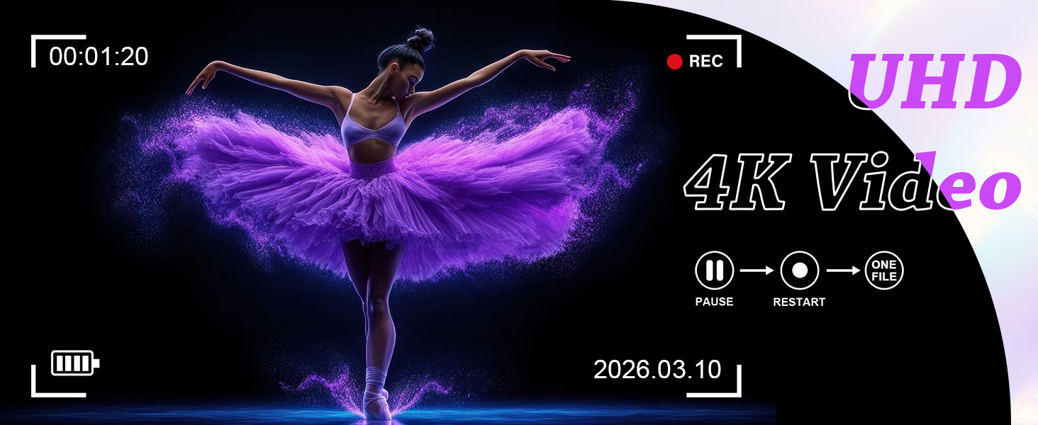 4K 80MP Video Camera