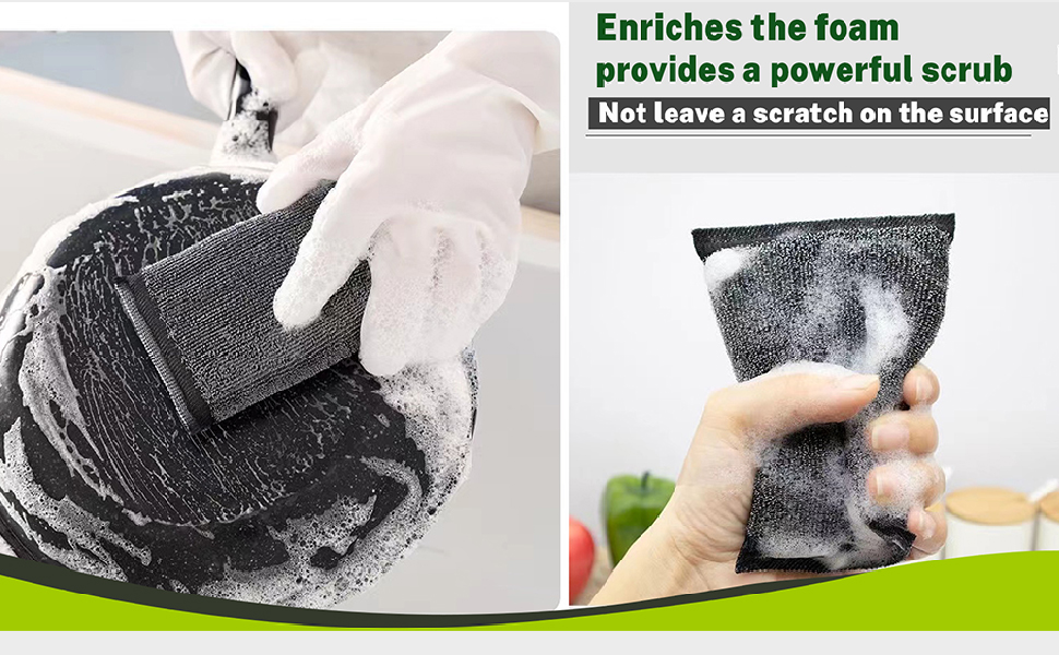 Kitchen Scrubbers Dish Sponges