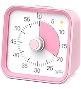 InfPokid Visual Timer with Pause Function, 60 Minute Countdown, Pomodoro Timer for Kids and Adult...