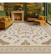 8x10 Fun Rugs For Bedroom - Maximalist Rug for Living Room, Playroom, Dining Room Under Kitchen T...