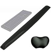 Gel Keyboard Wrist Rest Set Plus - ABRONDA Keyboard &amp; Mouse Wrist Support Pad Office, Computer, L...