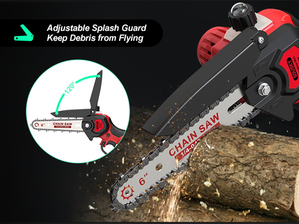 mini chainsaw cordless oiler system