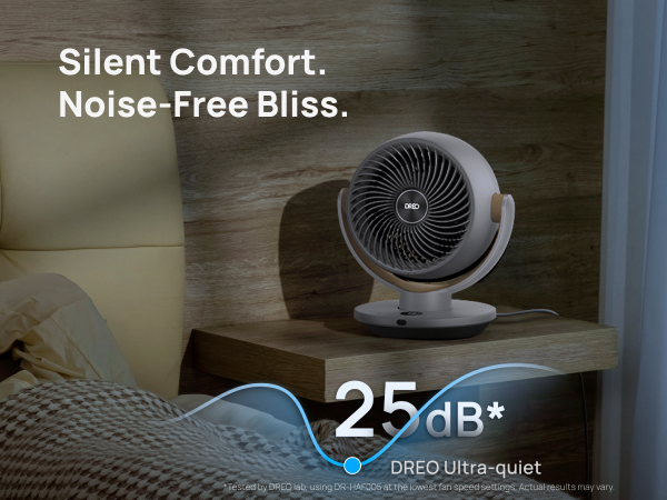 HAF005 White Silent Comfort Noise-Free Bliss