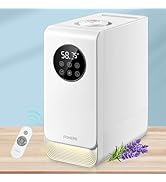 FOHERE Warm and Cool Mist Humidifier for Bedroom Home, 6.5L Top Fill Ultrasonic Air Humidifier fo...