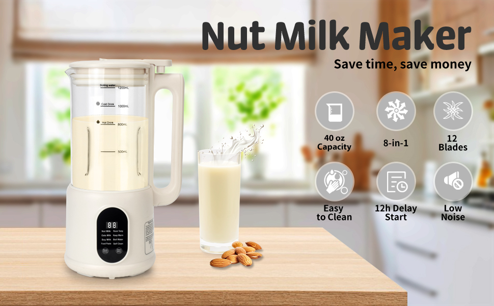 Nut milk maker machine