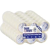 Tape Logic 2" x 55 yds Acrylic Packing Tape 2.6 Mil, Clear (36-Pack) Heavy Duty Packing Tape Roll...