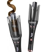 LANDOT Automatic Rotating Curling Iron 1-Inch - Versatile Styling for Salon Waves, Curls &amp; Spiral...
