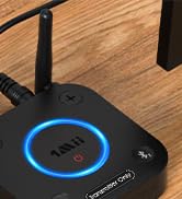 1Mii B06TX Bluetooth 5.2 Transmitter for TV to Wireless Headphone/Speaker, Bluetooth Adapter for ...