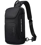 BANGE Sling Bag, Waterproof Men's Chest Bag Shoulder bags Crossbody Sling Backpack for Men…