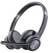GEARit Wireless Headset with Mic - Stereo 5.4 Bluetooth Headphones with Advanced AI Noise Cancell...
