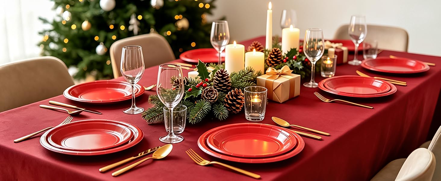 Christmas Paper Plates