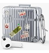 KOREDA Compatible with AirPods 3rd Generation Case Cover, Cute Funny Suitcase Design Case for Air...
