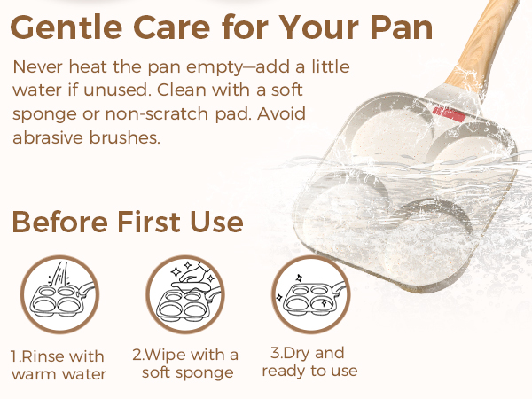 4 Hole Egg Frying Pan For Breakfast