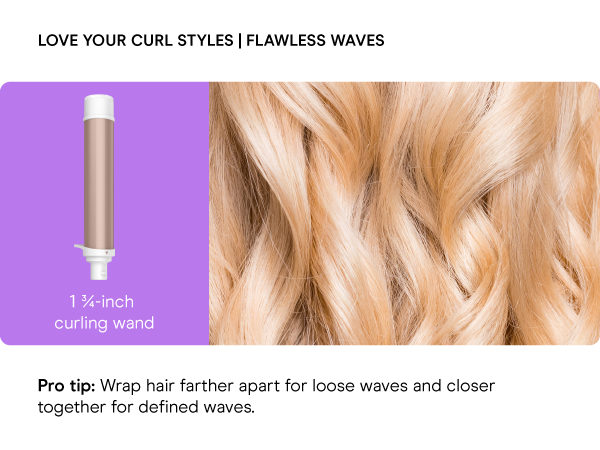 Conair double ceramic multi attachment styler curling iron bubble wand brush waves versatile