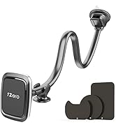 Magnetic Phone Car Mount [14-Inch Gooseneck Long Arm Extension], 1Zero Universal Windshield Dashb...