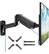 Monitor Wall Mount Arm, VESA Gas Spring Height Adjustable