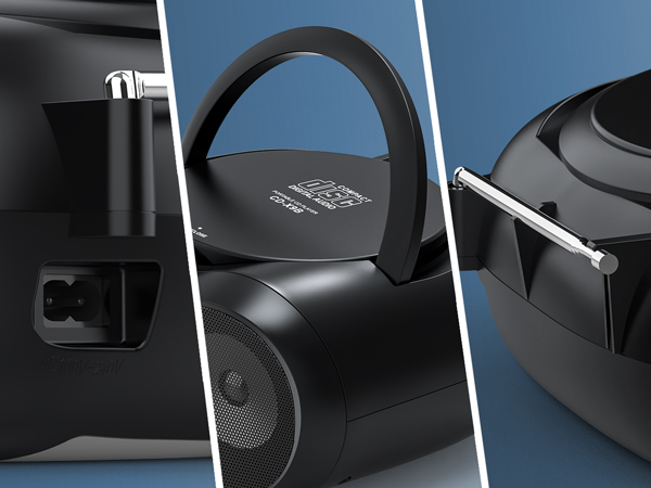 cd player portable boombox