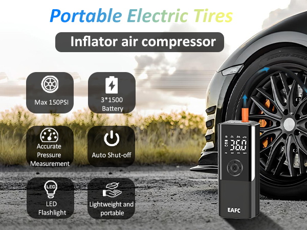car tire air pump portable