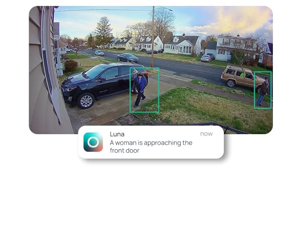 Cameras for Home Security Indoor, Advanced AI Motion Detection, 360° Pan/Tilt, Plug-in
