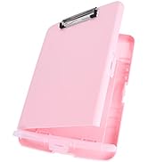 Hongri Plastic Clipboard with Storage, Folder Nursing Clipboard Side Opening, Heavy Duty Clips, S...