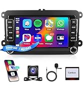 4+64G Android Car Radio for VW Passat Golf MK5 MK6 Jetta T5 EOS Polo Touran Seat Sharan Wireless ...