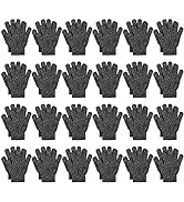 Cooraby 24 Pairs Kids Gloves Winter Magic Gloves Warm Knitted Stretchy Full Fingers Gloves