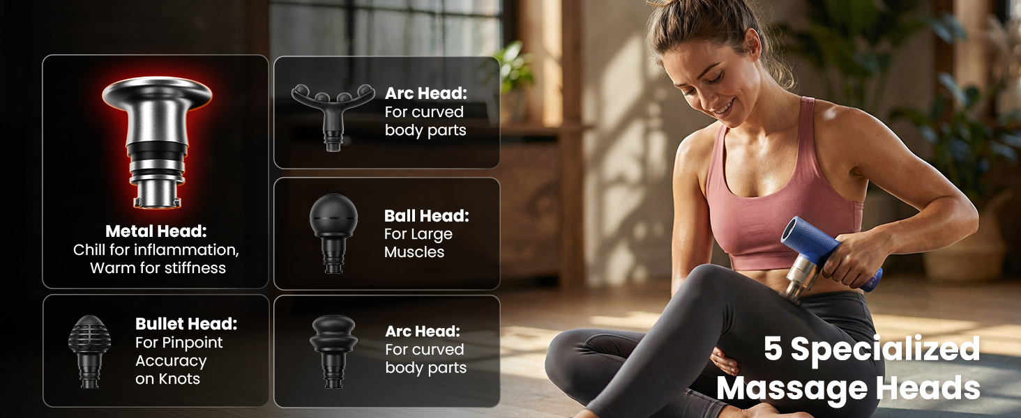 travel massage gun muscle recovery device percussion therapy device muscle knot remover