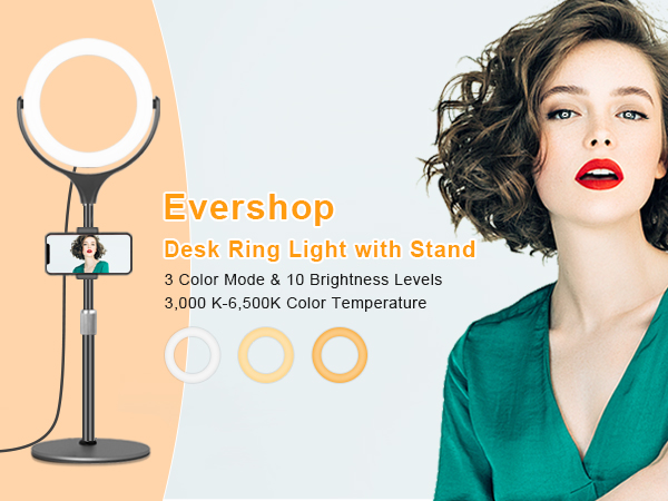 desk ring light