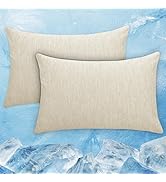 CHOSHOME Cooling Pillow Cases Zipper Pillow Covers Q-Max > 0.45 Zippered Pillowcases for Hot Slee...