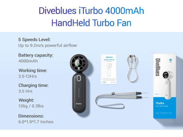 foldable misting travel camping operated neck