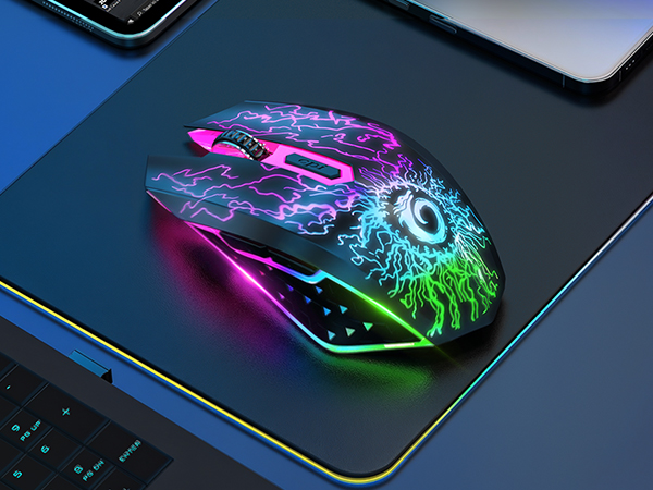 Black wireless mouse