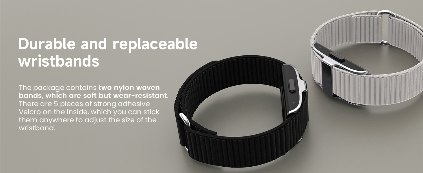 Durable and replaceable wristbands