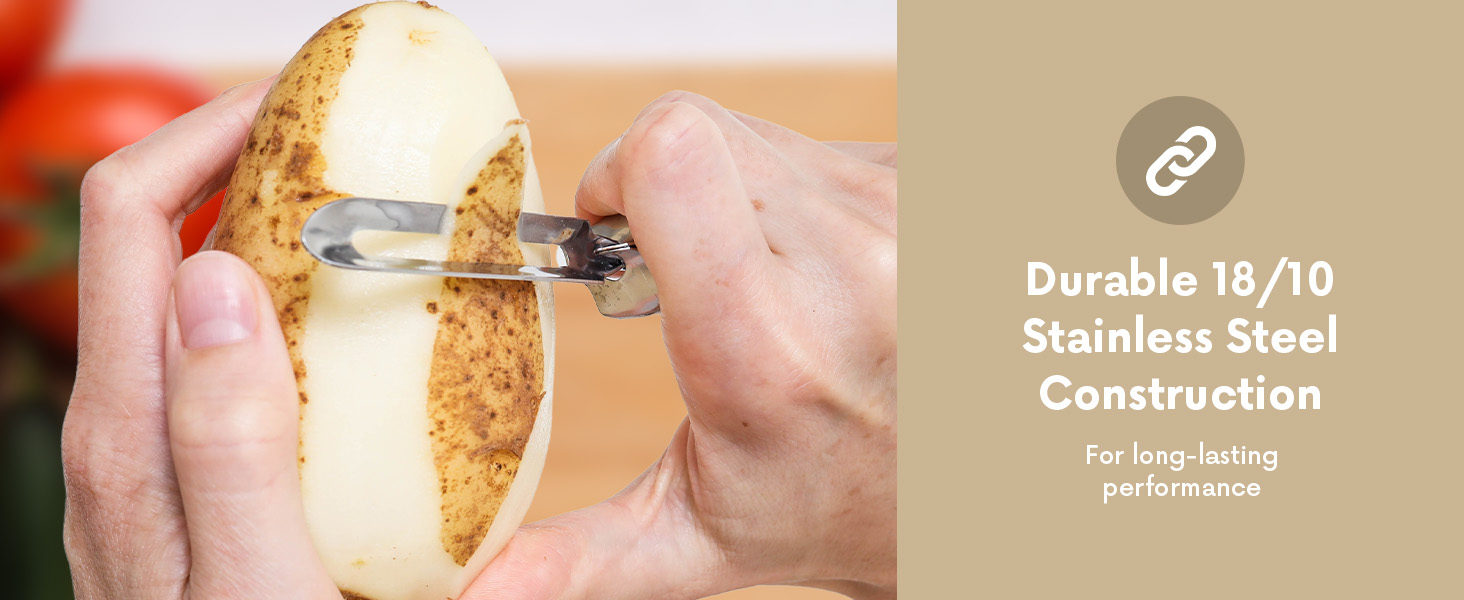 Linden Sweden Jonas Peeler Easy to Clean Dishwasher safe potato peelers for kitchen best seller