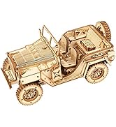 RoWood Model car Kit to Build, 3D Wooden Puzzle for Adults &amp; Teens, DIY Scale Mechanical Vehicle ...